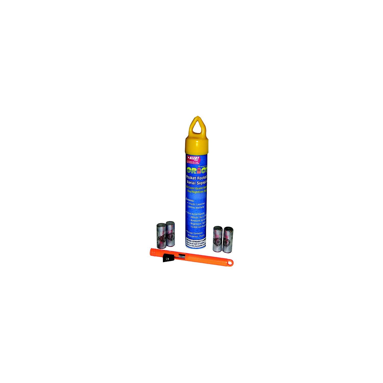 Orion Safety Products 528 Pocket Rocket Flare Kit 4 Signal Flares
