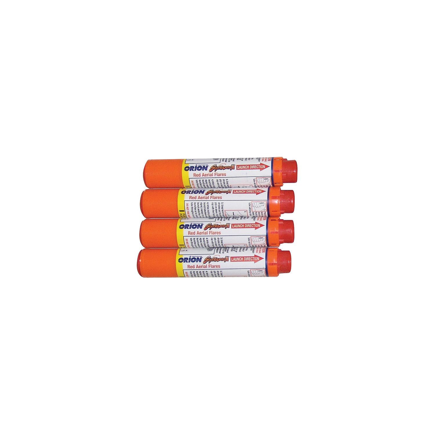 Orion Safety Products 859 Skyblazer-4 Red Aerial Signals w/Storage Bag, 4/Pk