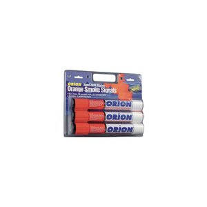Orion Safety Products 958 Hand Held Orange Smoke, 3/Pk