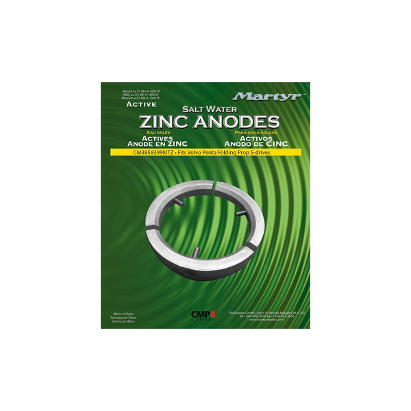 Martyr CM3858399KITZ Volvo Pentaâ„¢ Anode Kit - Zinc