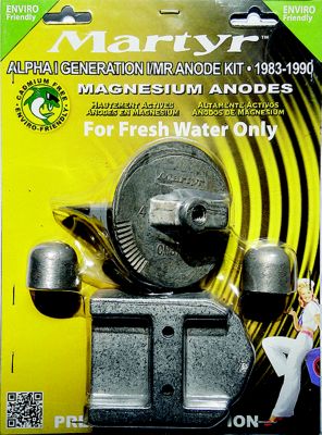 Martyr CMALPHAGEN1KITM Mercruiser Al;pha I Gen Anode Kit, Magnesium