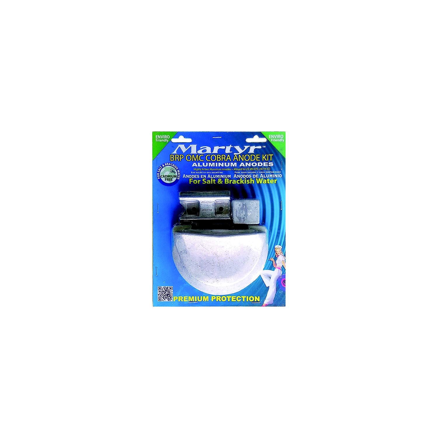 Martyr CMCOBRAKITM BRP OMC Cobra Anode Kit, Magnesium