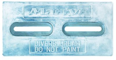 Martyr CMDIVERHA CMDIVERH Hull Anode 1" x 6" 12", Aluminum