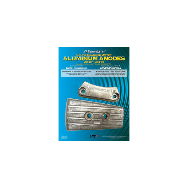 Martyr CMDPHKITA Anode Kit For Volvo Penta DPH Engine (Contains 1-3588745, 1-3863206 and Fastening Hardware)