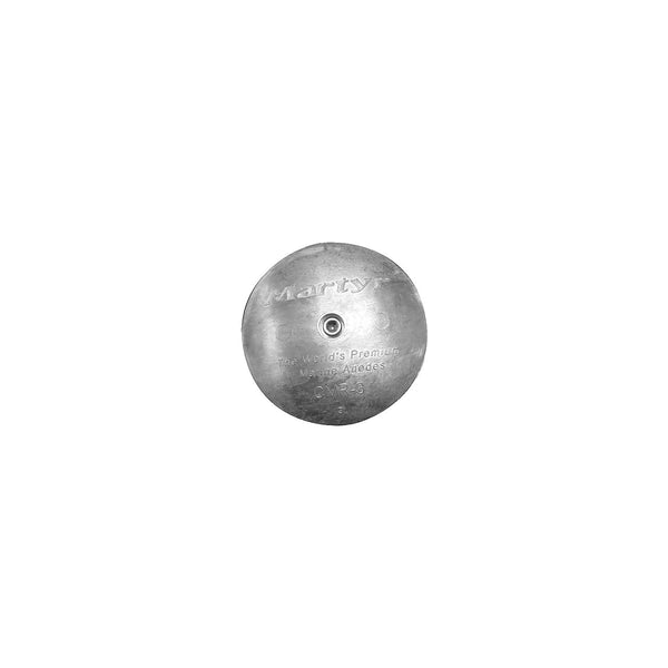 Martyr CMR01S Rudder/Trim Tab Zinc Anode With Stainless Steel Slotted Head