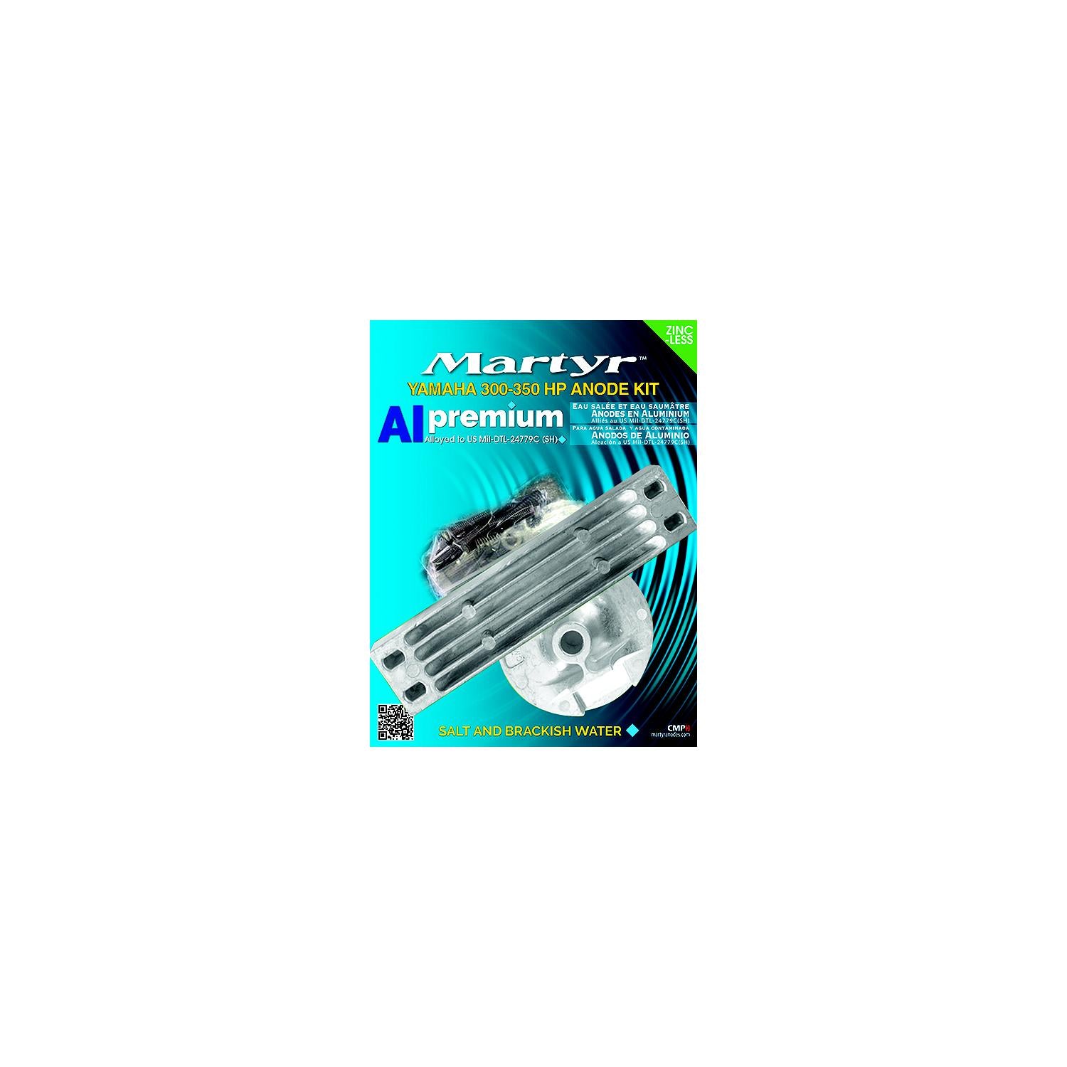 Martyr CMY300350KITA Yamaha Anode Kits - Aluminum