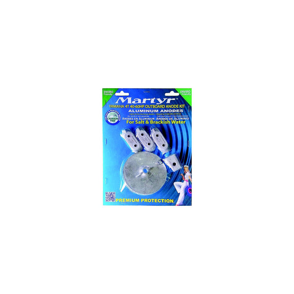 Martyr CMY4060KITA Anode Kit For Yamaha 40-60 HP Outboards, Aluminum