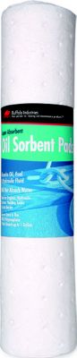 Buffalo Rags 91107 Recycled Heavy Weight Oil Only Sorbent Pads (100 Per Pack)