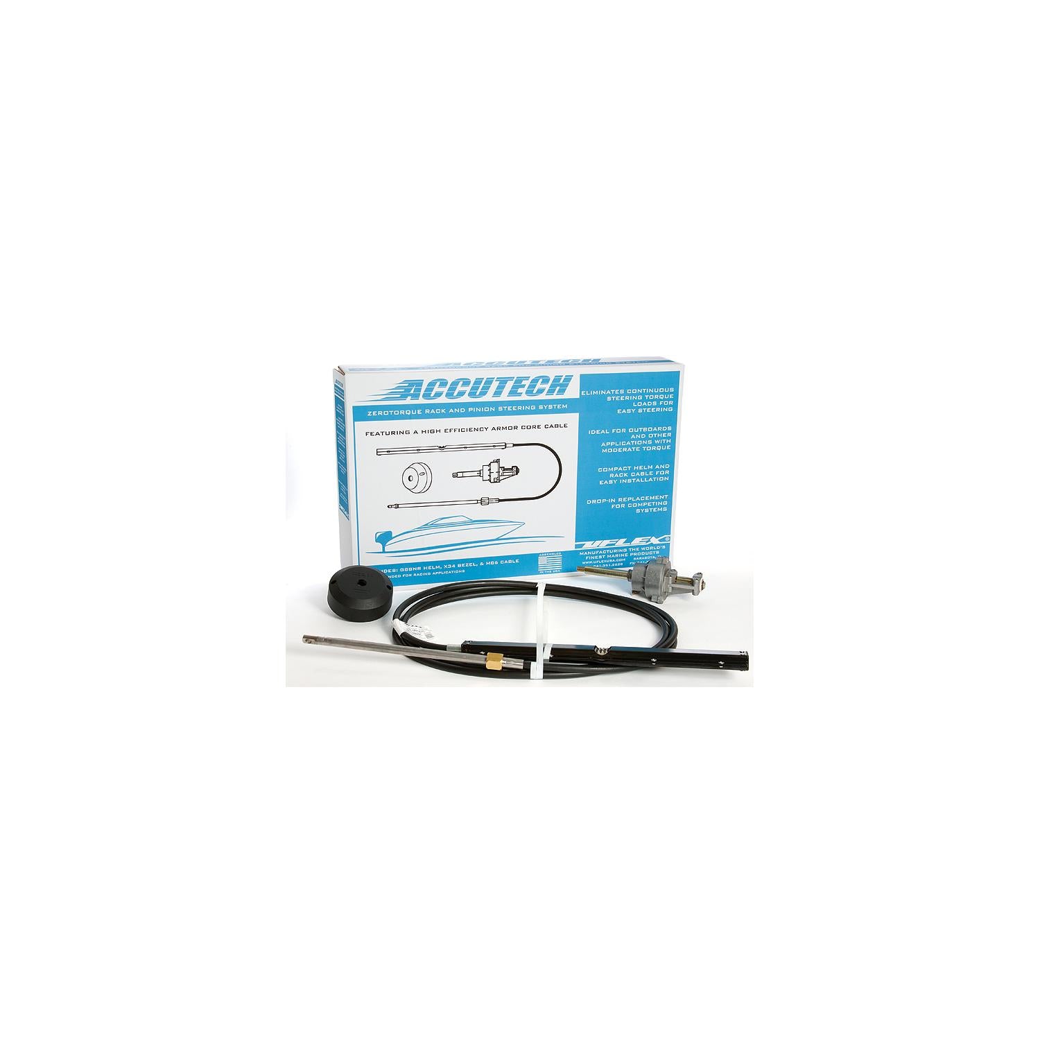UFlex ACCUTECH13 13' Accutech Zerotorque Feedback Rack Steering System