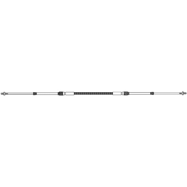 UFlex C8X22 UFLEX C8 3300 Type Premium Universal Style Engine Control Cable 10-32 UNF, 22'