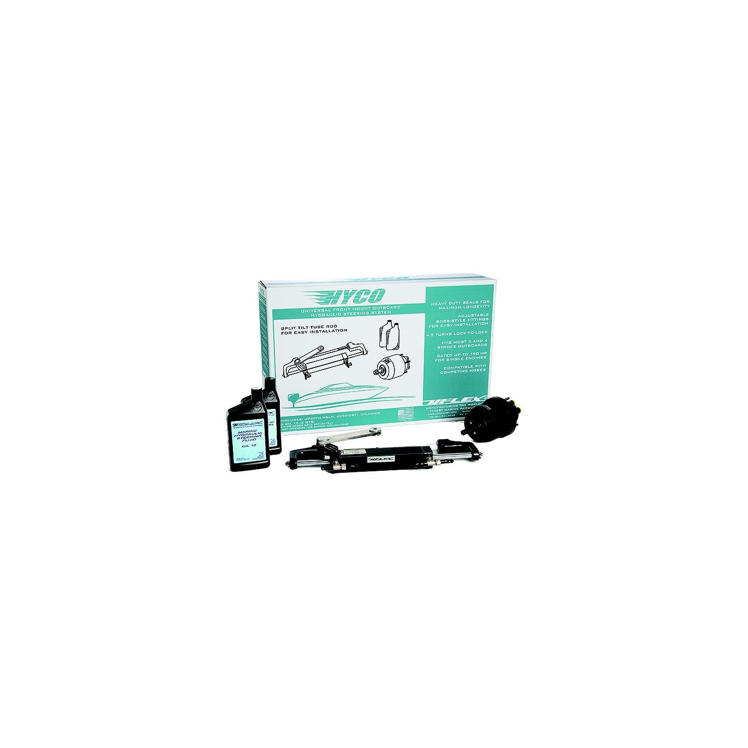 UFlex HYCO 1.1 Uflex HYCO11 Hyco Hydraulic Steering System w/UC95OBF1 Cylinder