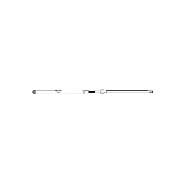 UFlex M86X12 UFLEX M86 Universal Rack & Pinion Steering Cable (Replaces UFLEX, Morse Command 200 or Teleflex SSC124), 12'