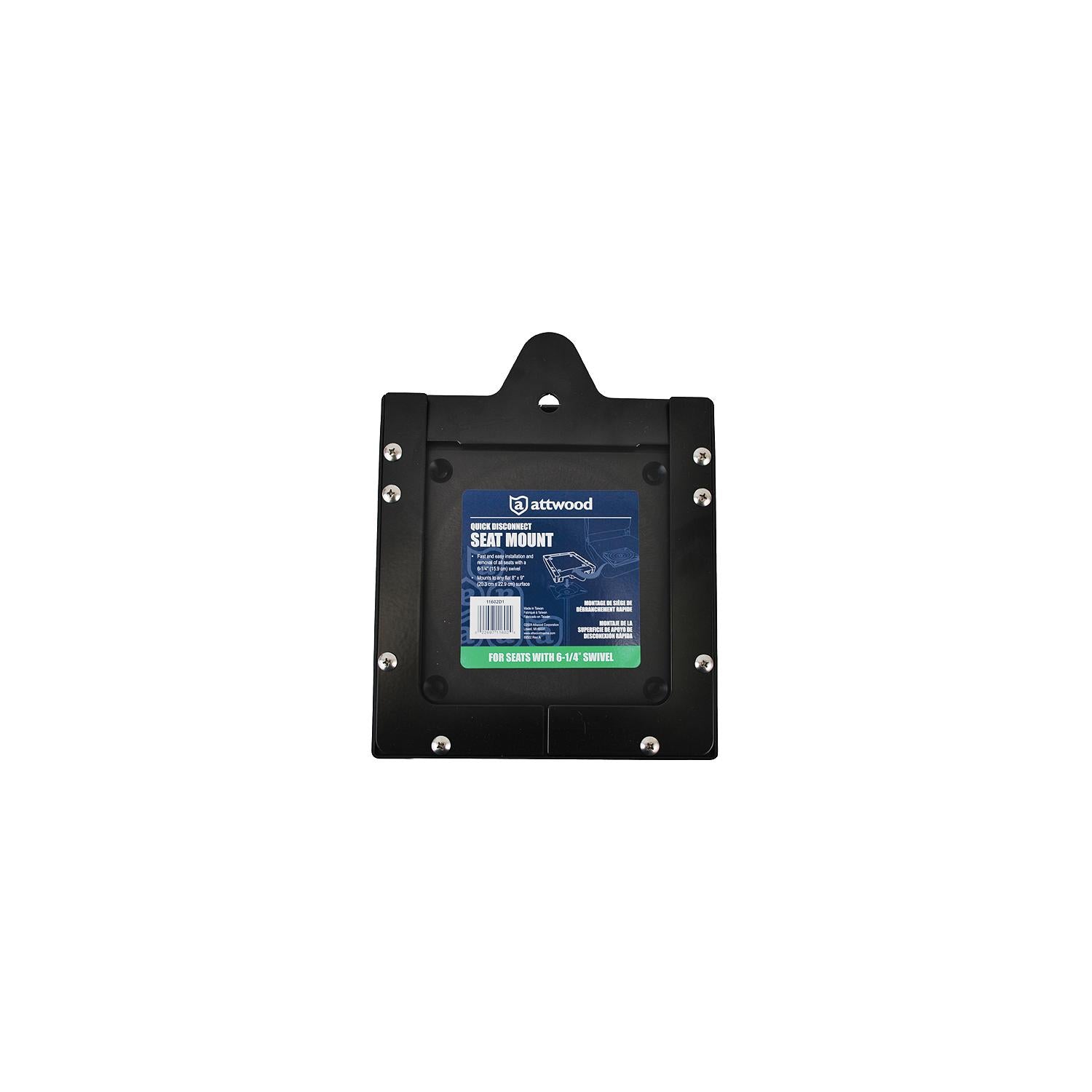 ATTWOOD 11602D1 Attwood Quick Disconnect Seat Mount 6-1/4