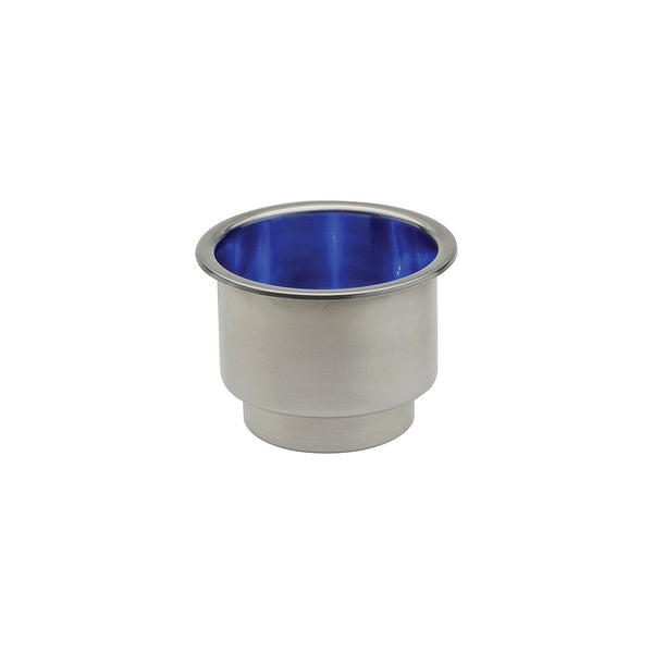 ATTWOOD 11786B-7 Attwood 11786B7 LED Stainless Steel Drink Holders, w/Blue LEDs