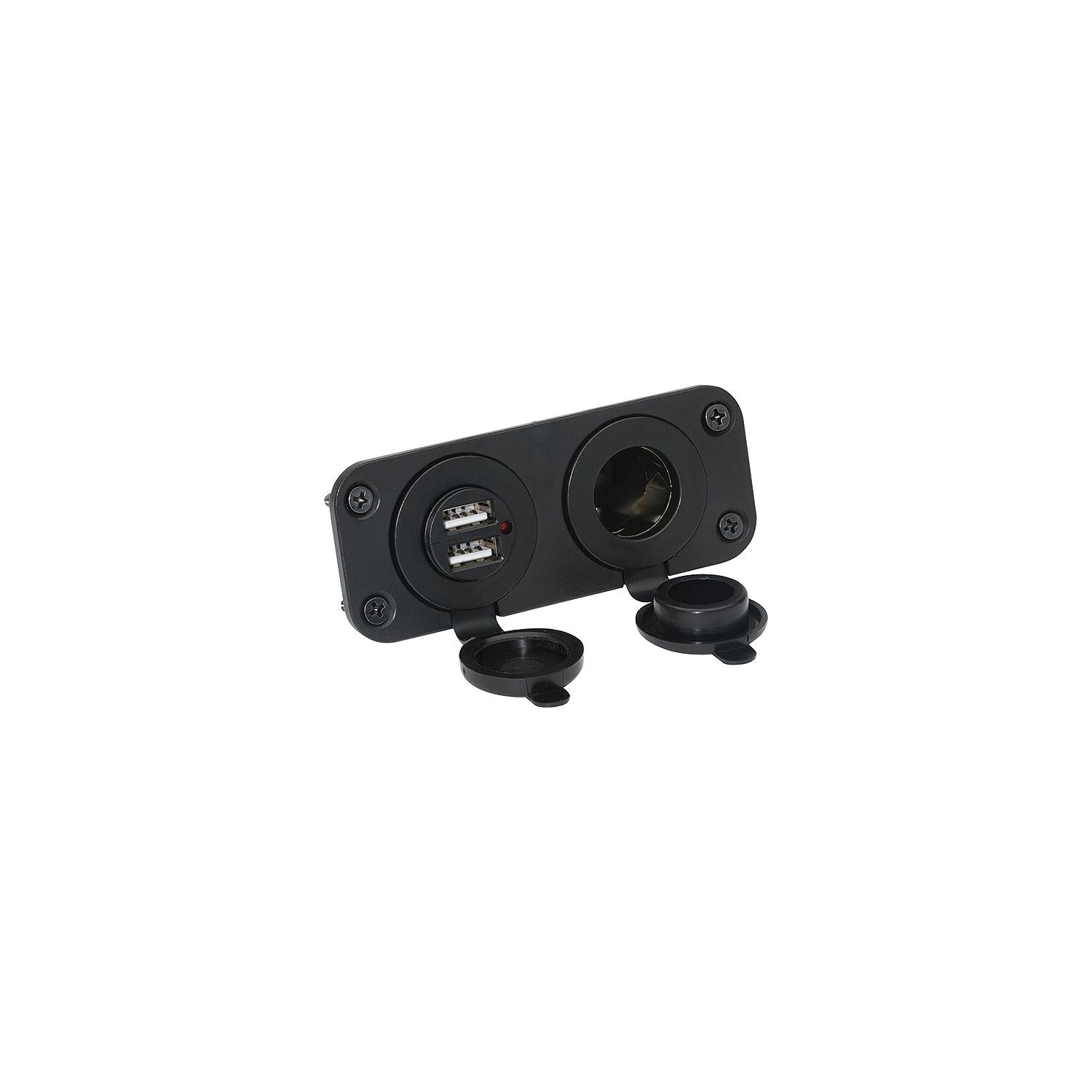 ATTWOOD 14262-6 Attwood 142626 12V, Dual USB Adapter/Charger