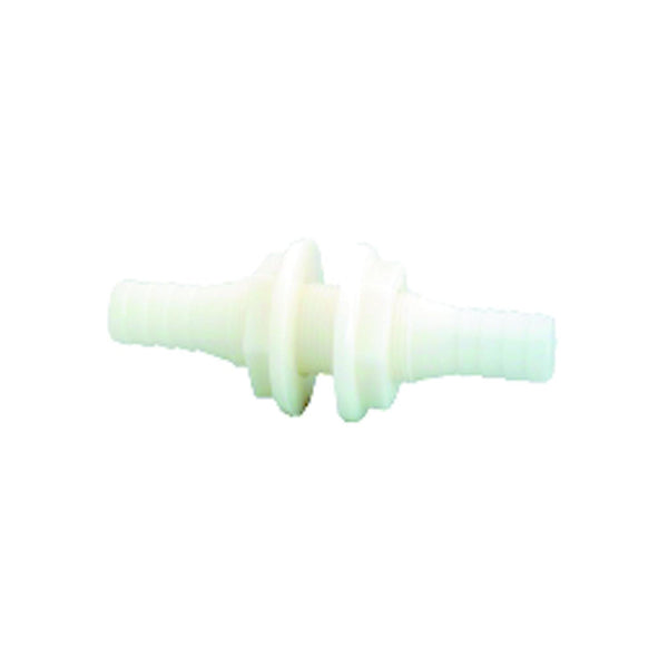 ATTWOOD 3878-3 Attwood Polypropylene Double Ended Thru-Hull Connection For 3/4" Hose