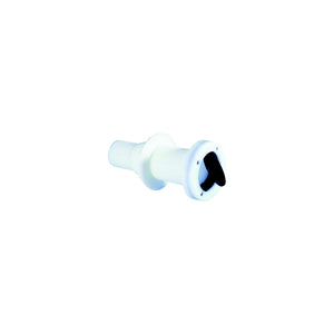 ATTWOOD 3881-1 Attwood Thru Hull Scupper For Hose, White - 1-1/2