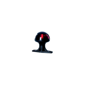 ATTWOOD 5080R7 Attwood Pulsar Side Light, Raised Base, Red Lens
