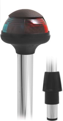 ATTWOOD 5092-14-7 Attwood 14" Angled 1-Mile Pulsar Pole Mounted Bi-Color Stowaway, 2-Pin Standard