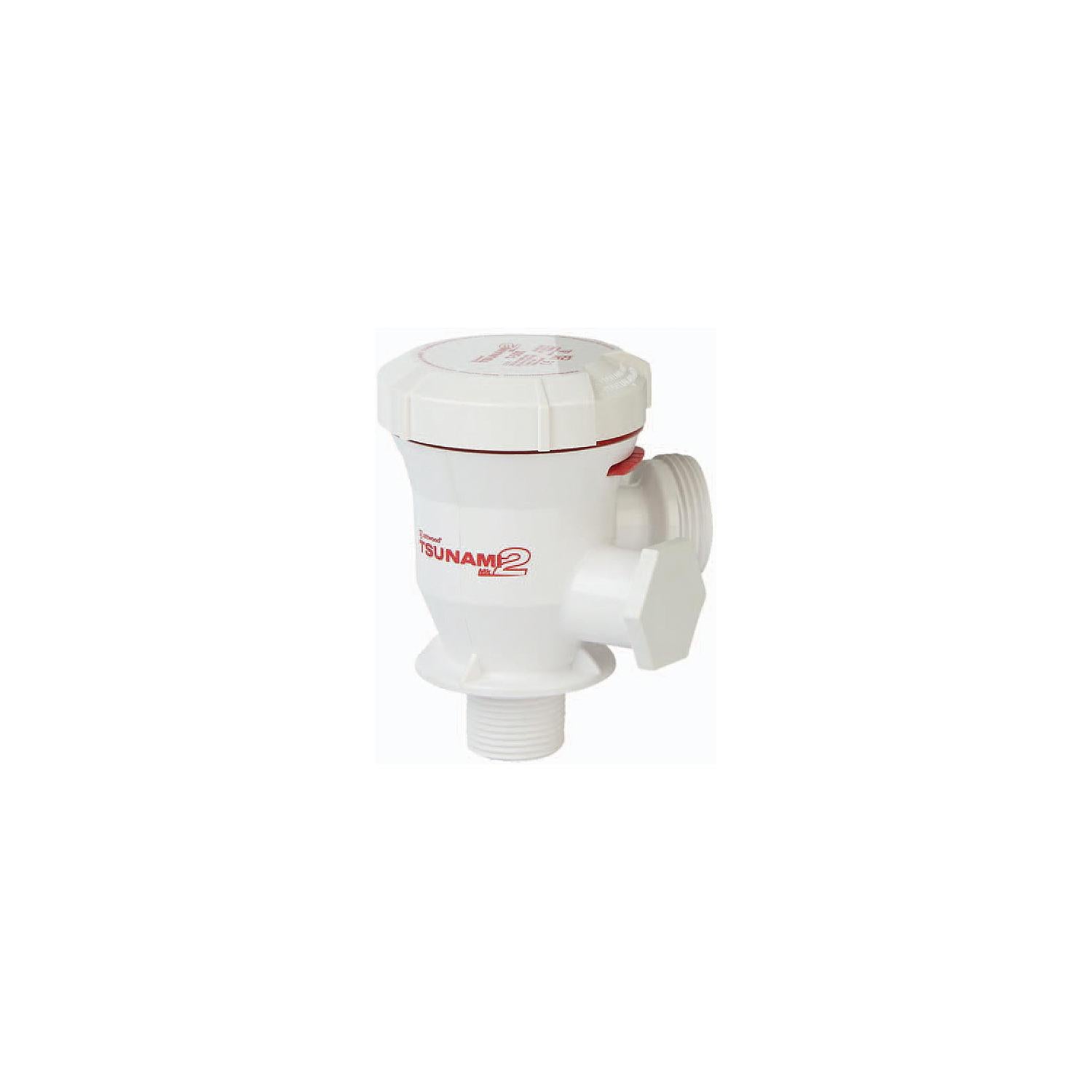 ATTWOOD 5663-4 Attwood 56634 Tsunami MK 2 Cartridge Aerator Pump, Short Straight Inlet