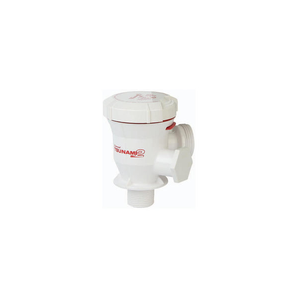 ATTWOOD 5663-4 Attwood 56634 Tsunami MK 2 Cartridge Aerator Pump, Short Straight Inlet