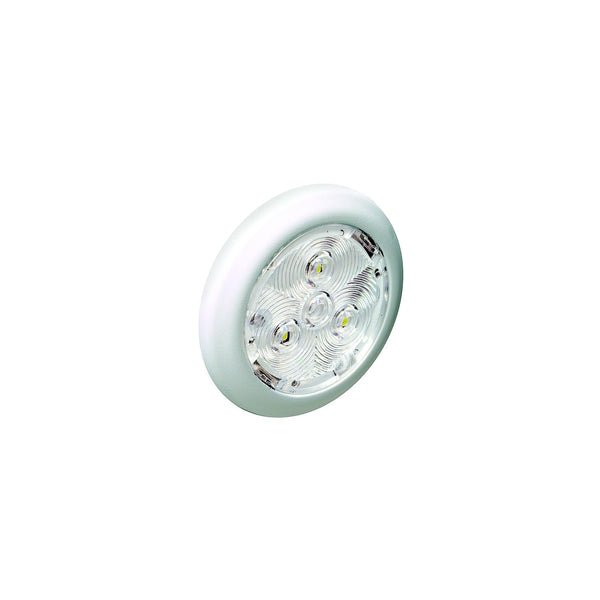 ATTWOOD 6320W7 2-3/4" Warm White Interior/Exterior Light w/White Bezel