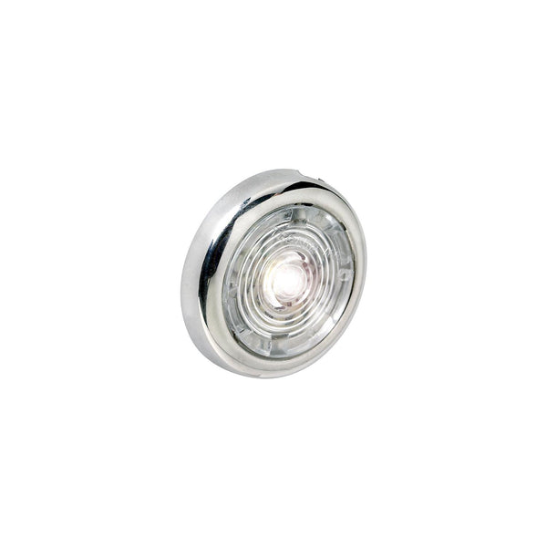 ATTWOOD 6342SS7 1-1/2" White Interior/Exterior Light w/SS Bezel