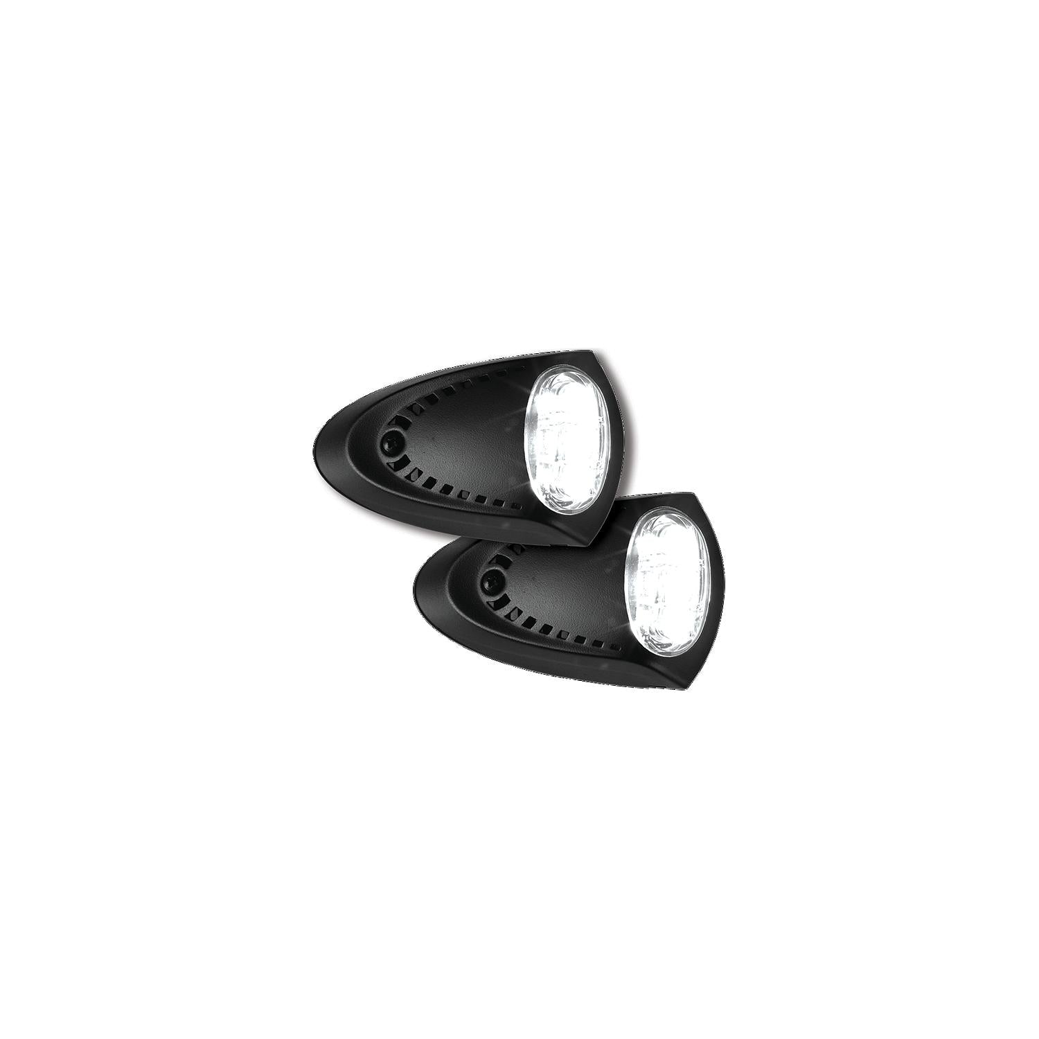 ATTWOOD 6523BK7 Attwood Black LED Docking Lights, 2.8