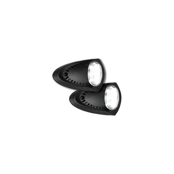 ATTWOOD 6523BK7 Attwood Black LED Docking Lights, 2.8" x 4.5"