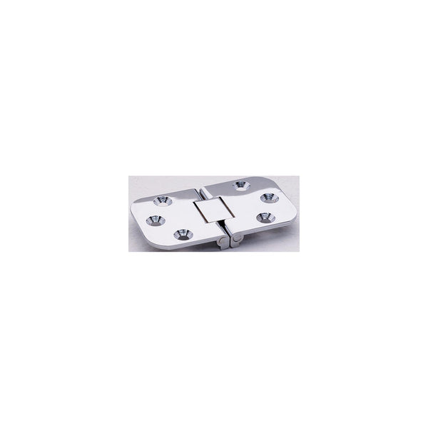 ATTWOOD 66239-3 Attwood Flush Hinge, Square End, Stamped Stainless Steel 2-3/4" x 1-9/16"