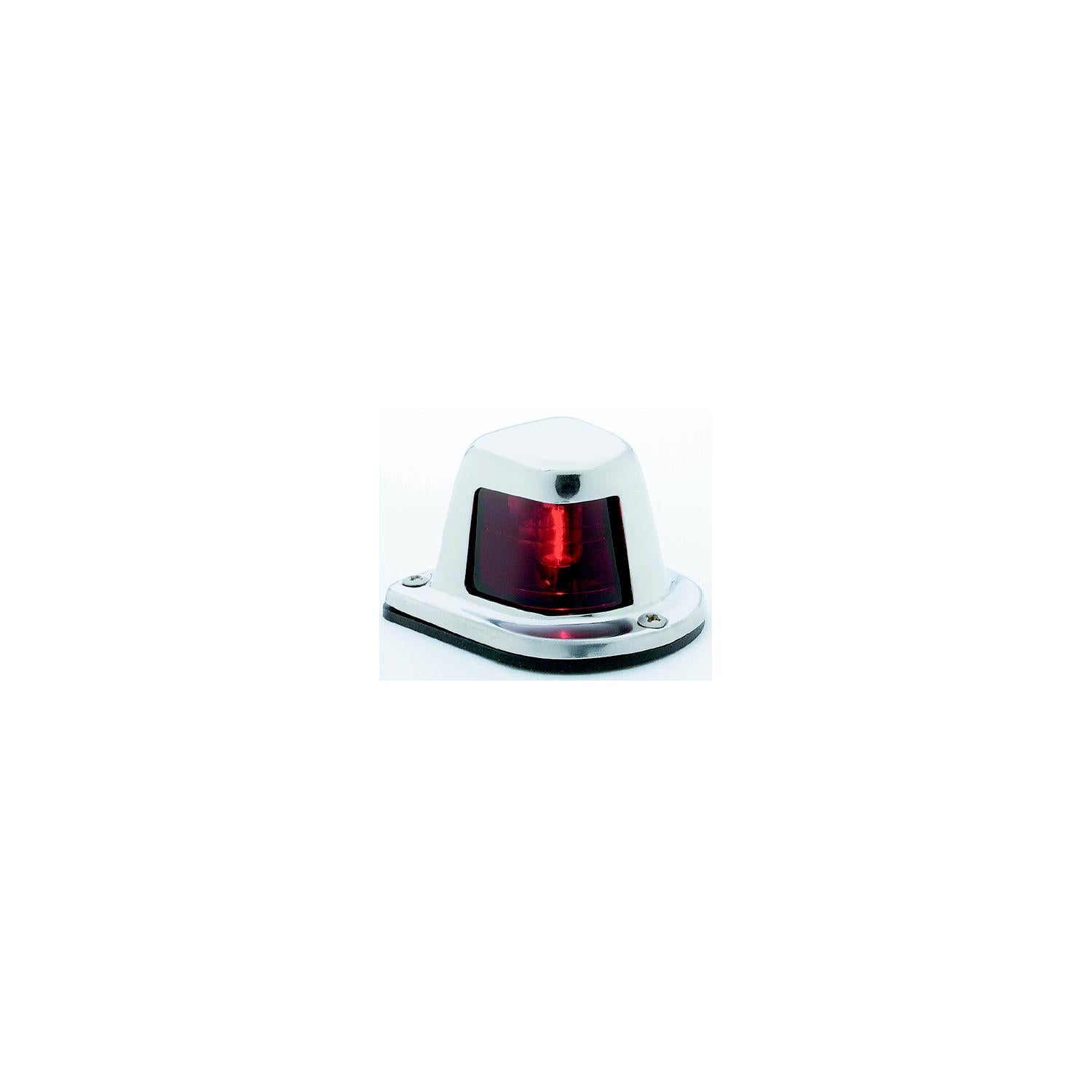 ATTWOOD 66319R7 Attwood Side Lights Deck Mount, Stainless Steel - Red