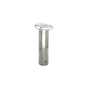 ATTWOOD 66364W7 Attwood Rod Holder Flush Mount Stainless Steel 0 Degree White Open End