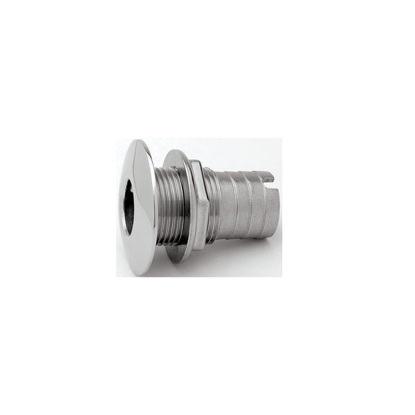 ATTWOOD 66541-3 Attwood Thru Hull Stainless Steel 3/4" For Hose, Short