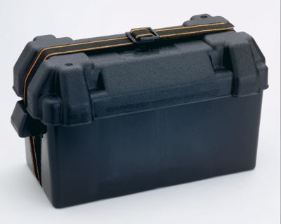 ATTWOOD 9084-1 Attwood 90841 Large Battery Box, Black, Vented - Fits Group 29/31