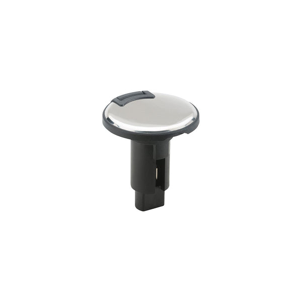 ATTWOOD 910R3PSB-7 Attwood LightArmorâ„¢ Plug-In Base - Round Series, 3-Pin, 316 S.S.