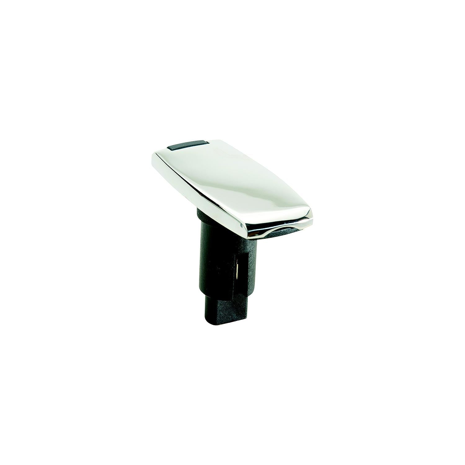 ATTWOOD 910V3SS-7 Attwood LightArmorâ„¢ Plug-In Base - Rectangle Series, 3-Pin, 316 S.S.