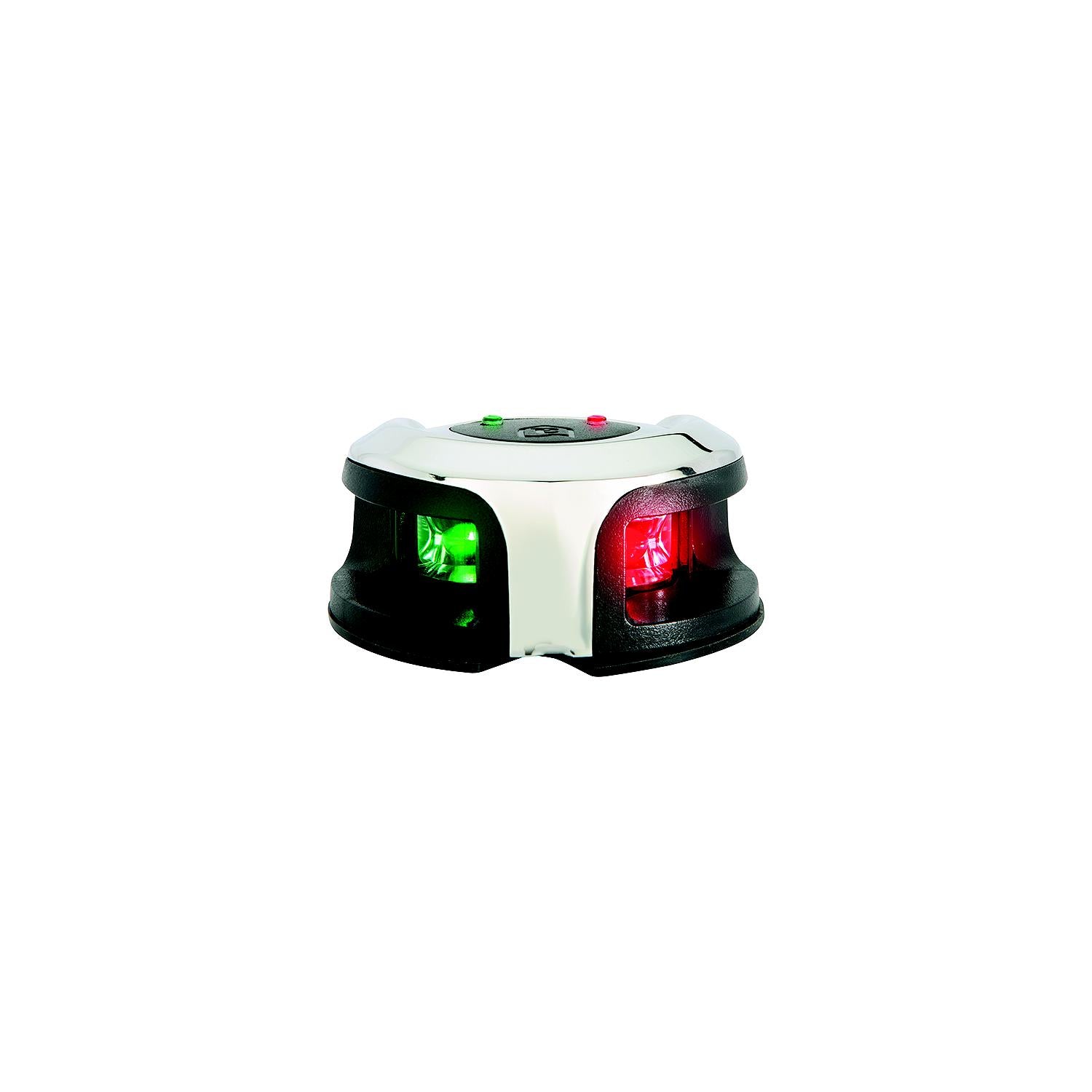 ATTWOOD NV2002SS-7 Attwood LightArmor Bi-Color LED Deck Mount Light, 304 Stainless Steel