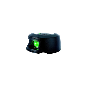 ATTWOOD NV2012PBG-7 Attwood LightArmor LED Deck Mount Side Light, Black, Starboard