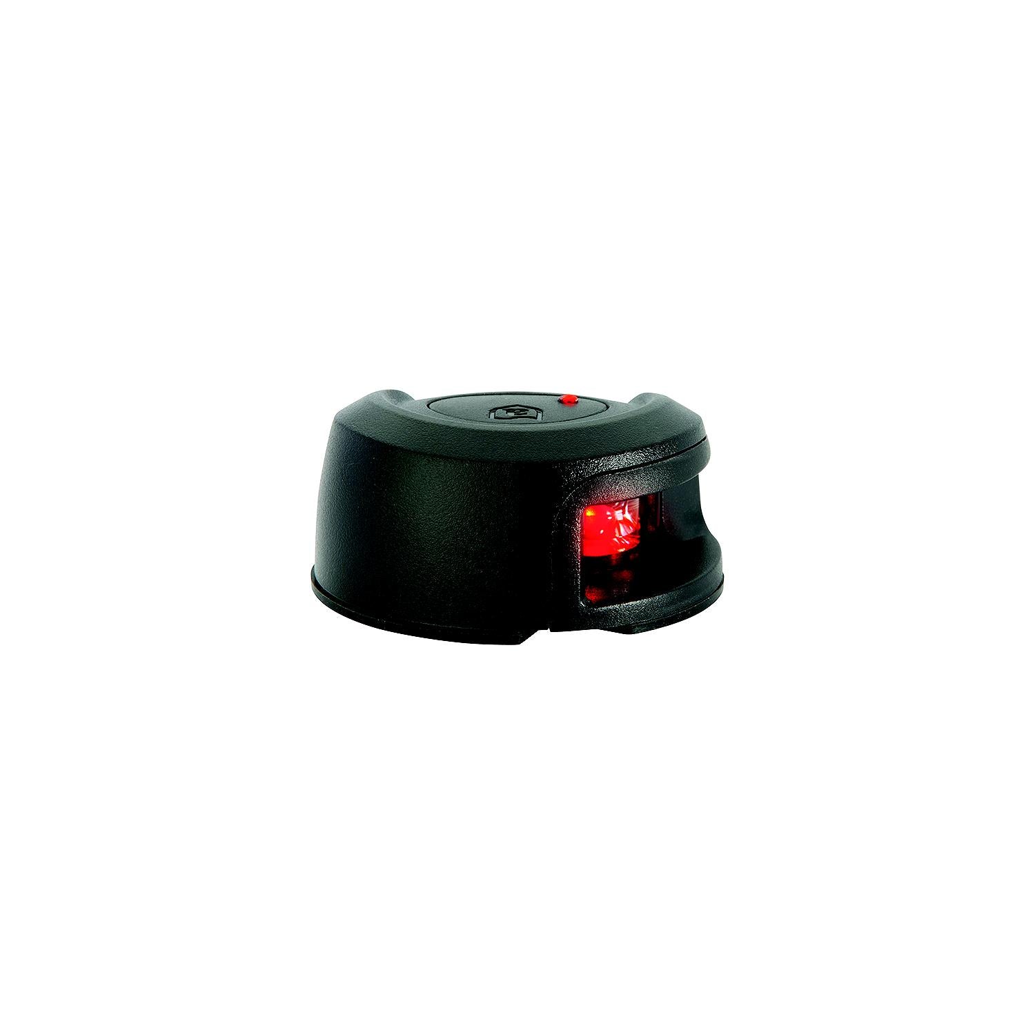 ATTWOOD NV2012PBR-7 Attwood LightArmor LED Deck Mount Side Light, Black, Port