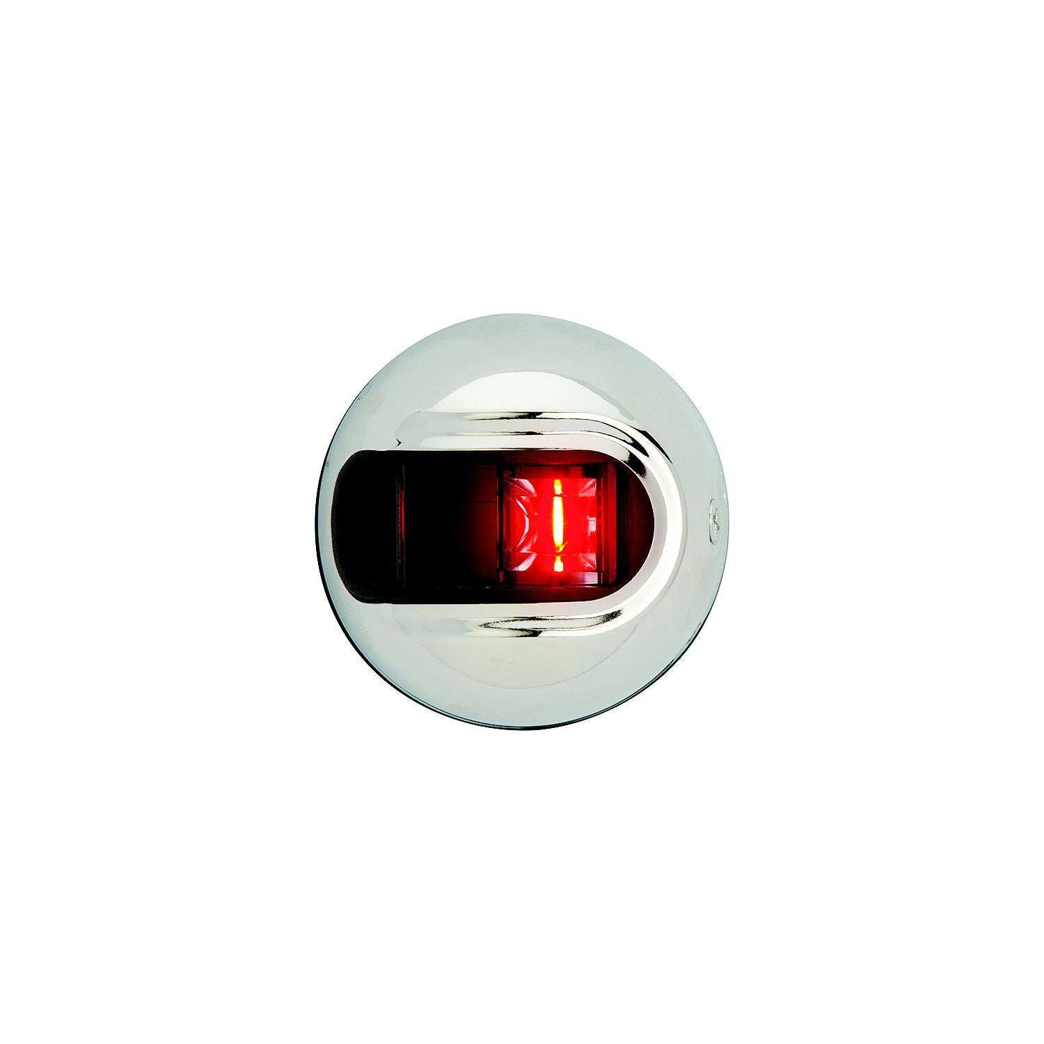 ATTWOOD NV3012SSR-7 Attwood LightArmor LED Vertical Surface Mount Port Side Light, Round