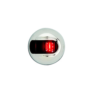 ATTWOOD NV3012SSR-7 Attwood LightArmor LED Vertical Surface Mount Port Side Light, Round