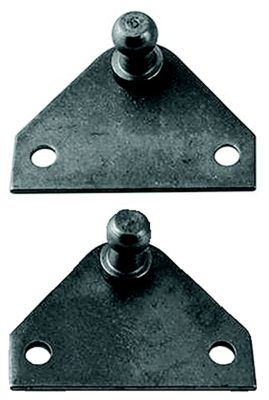 ATTWOOD SL40SSP3-7 Attwood Flat Gas Spring Mounting Bracket Ball Pem Forward 2 Holes Stainless Steel