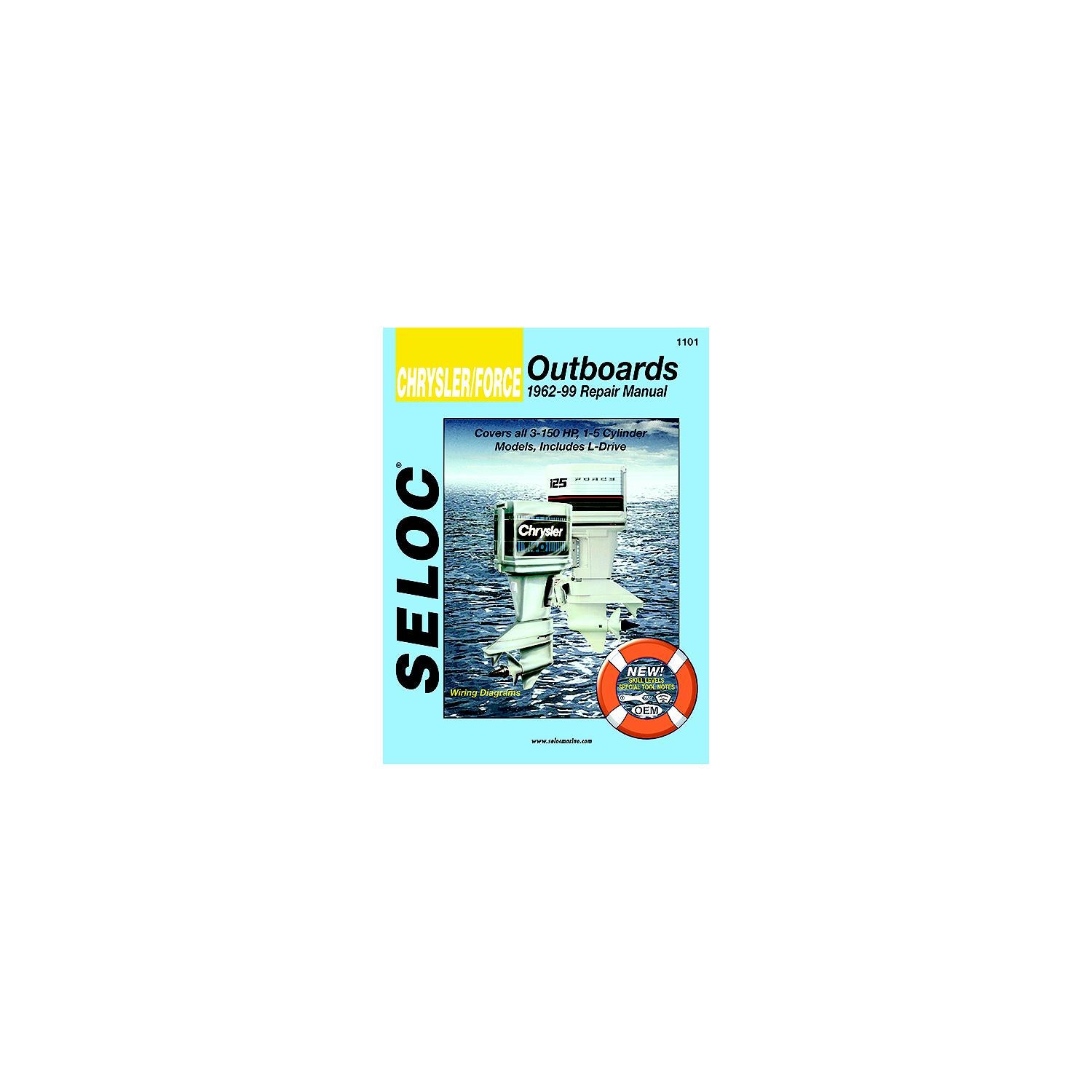 Seloc Publishing 18-01101 Marine Manual For Force Outboards, All Engines 1962-99