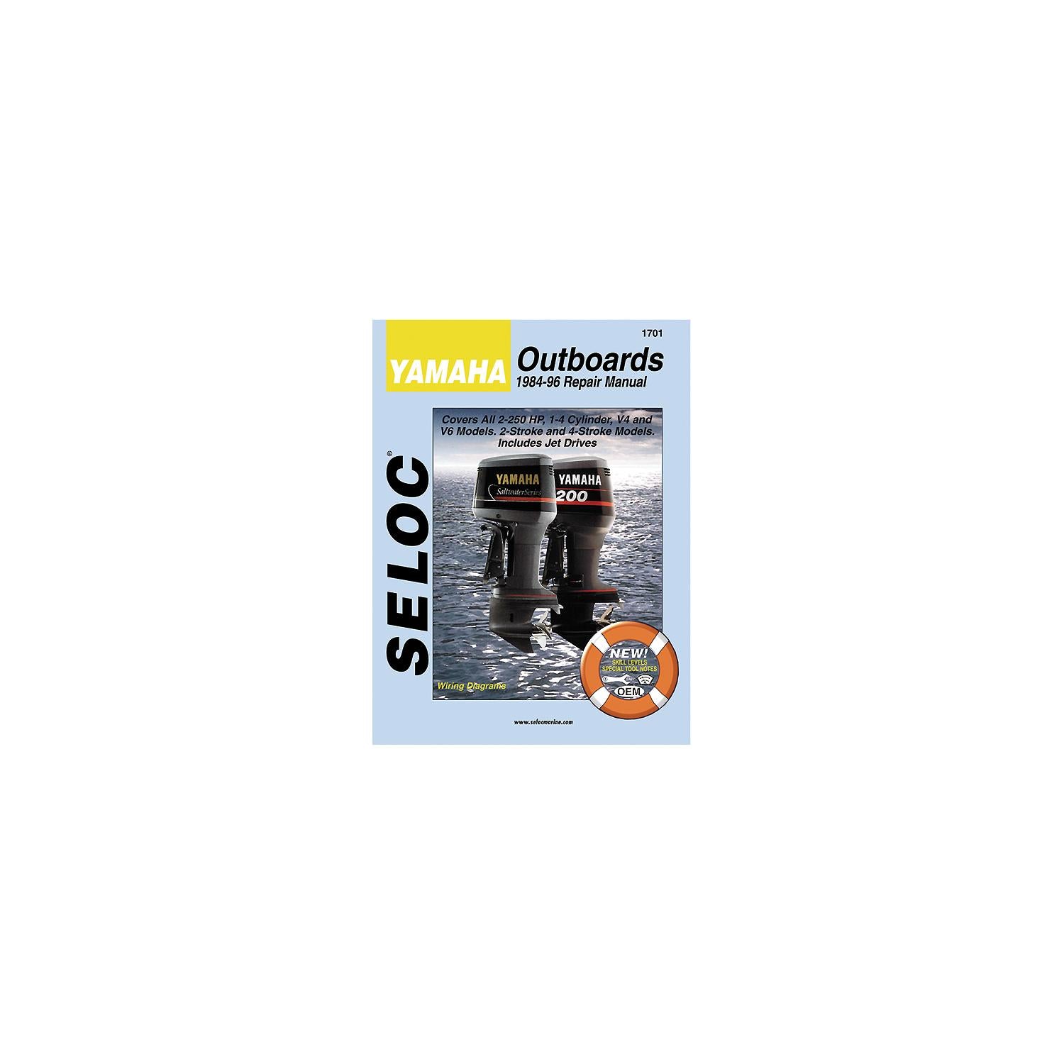 Seloc Publishing 18-01701 Marine Manual For Yamaha Outboards