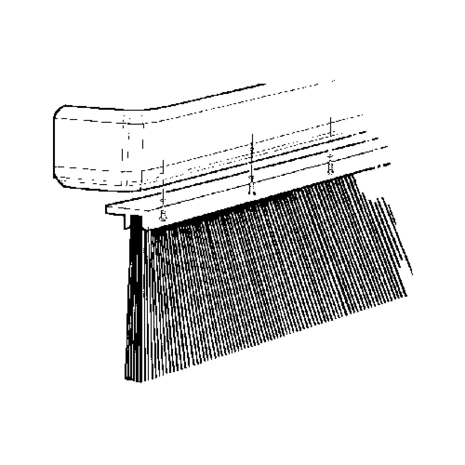Industrial Brush Co. 341016 Splash Stop 16