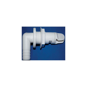 T-H Marine AHV92DP Aerator Spray Head 90Â° Fixed Flange w/Shut Off, 3/4