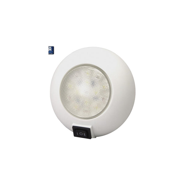 T-H Marine LED51830DP LED Surface Mount Dome Light With Switch 4"