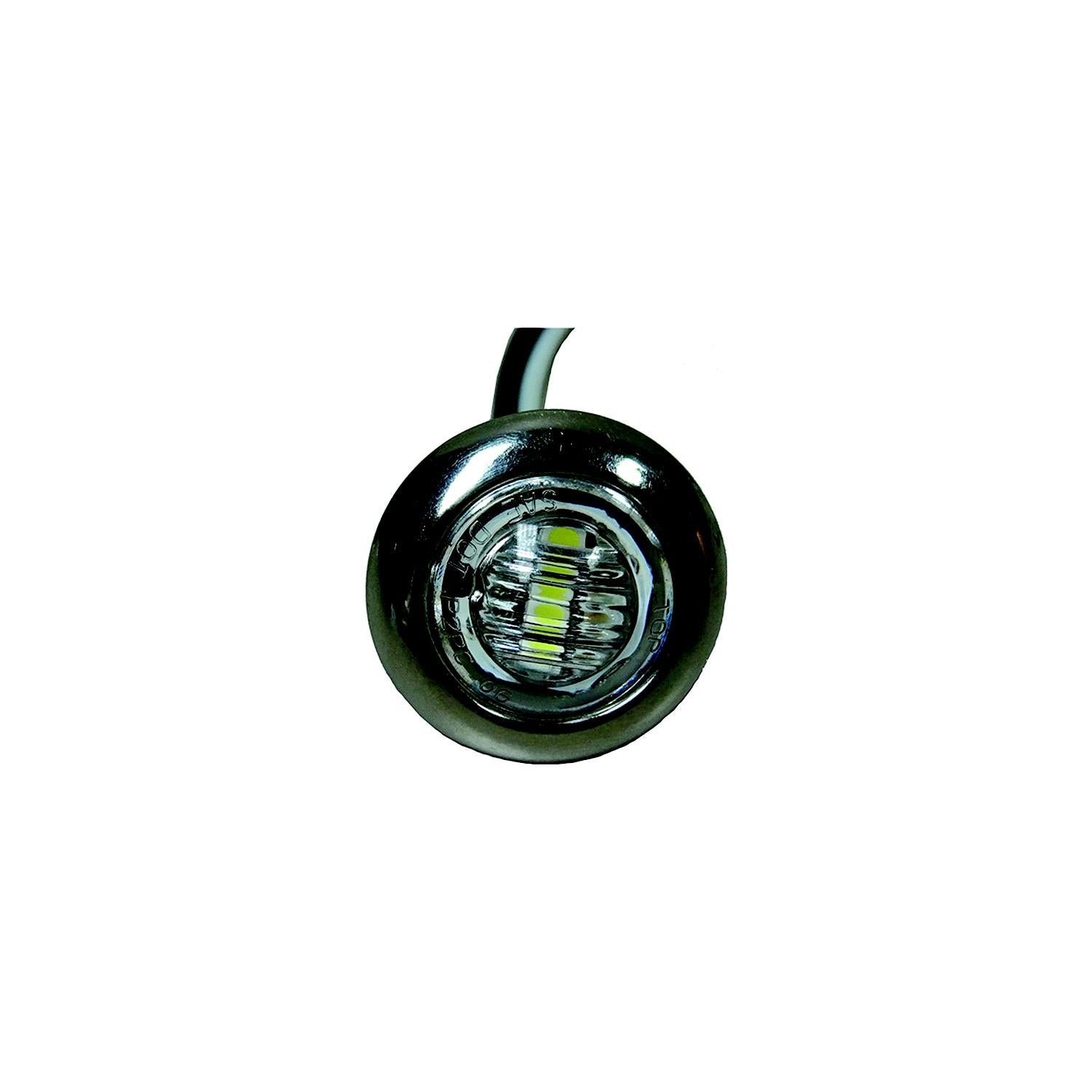 T-H Marine LED-51978-DP LED Push-In Utility Light With Stainless Steel Bezel