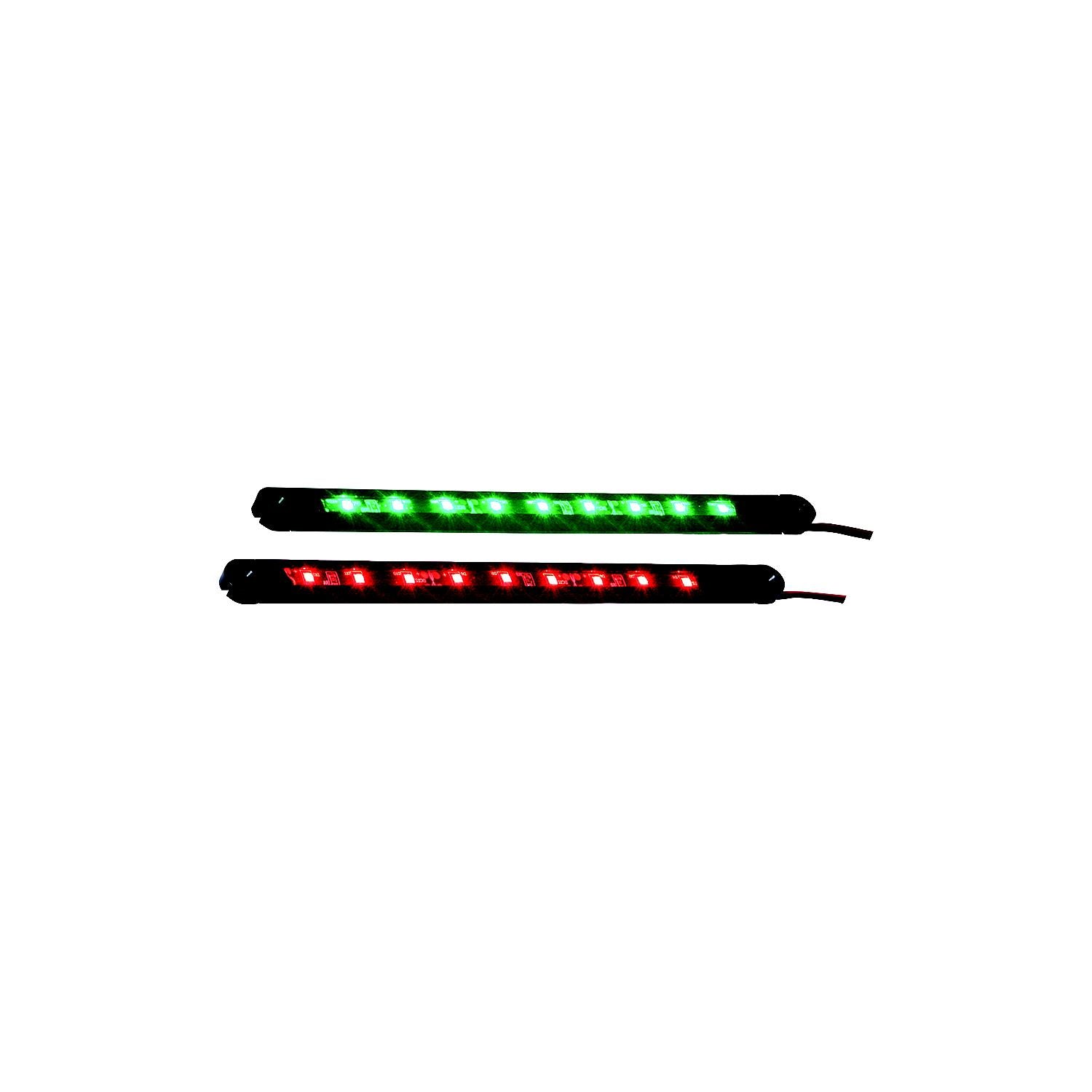 T-H Marine LED52000DP TH LED5200DP LED Flex Strip Bow Light Set, Red & Green