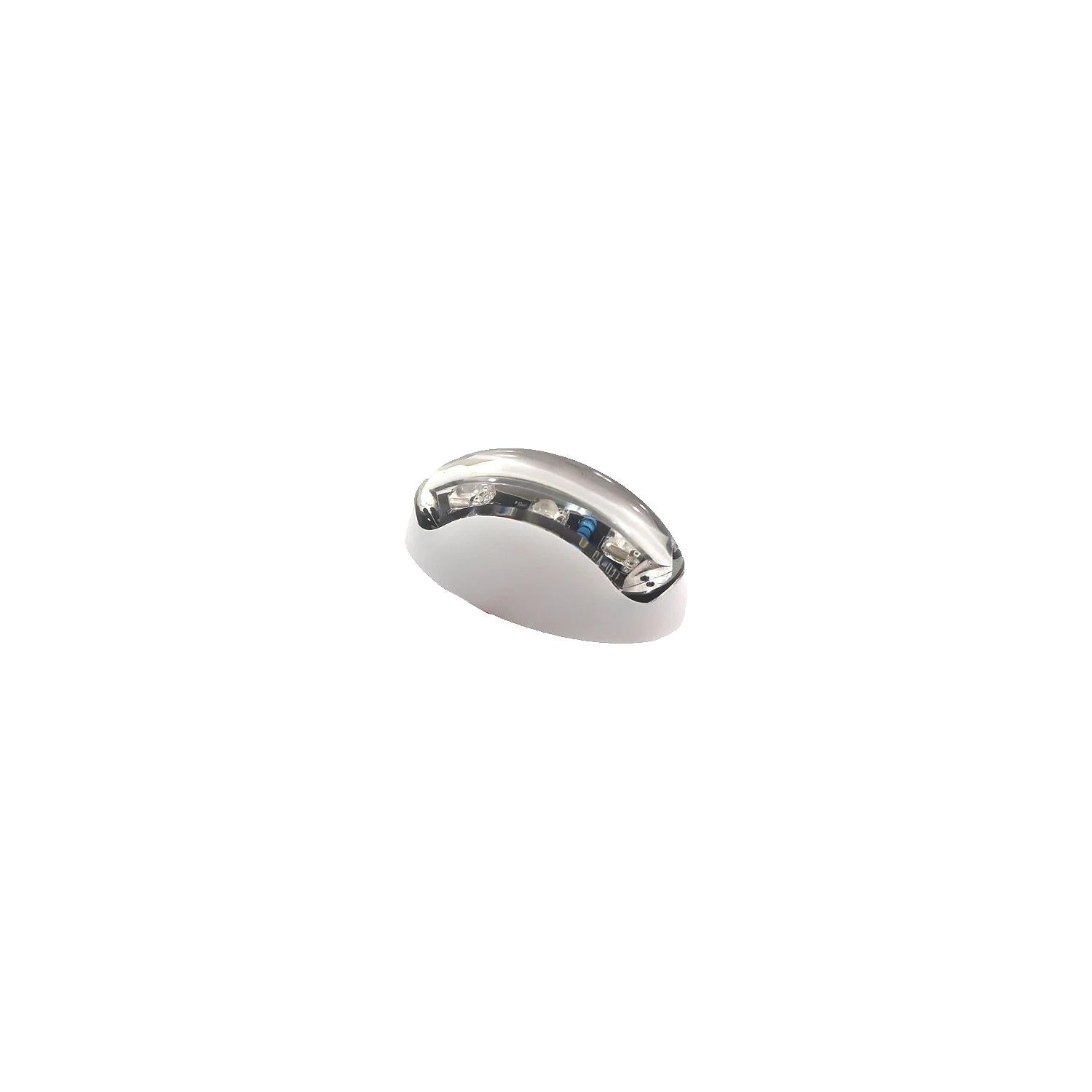 T-H Marine LED-71000-DP TH LED71000DP Oval Courtesy Light, White w/White LEDs